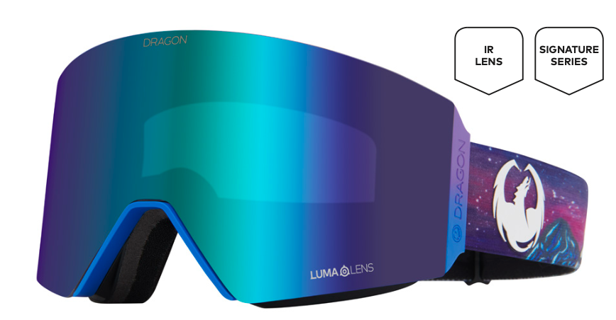 DRAGON Rvx Mag Bryan Iguchi Signature Lumalens Eclipse IR + Lumalens Violet Lens
