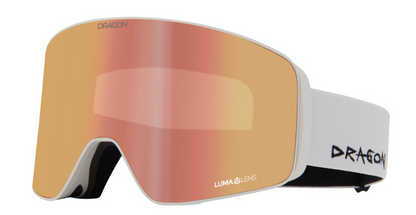 DRAGON Slain Mag Cylindrical Off White Lumalens Rose Gold Ion + Lumalens Light Rose Lens