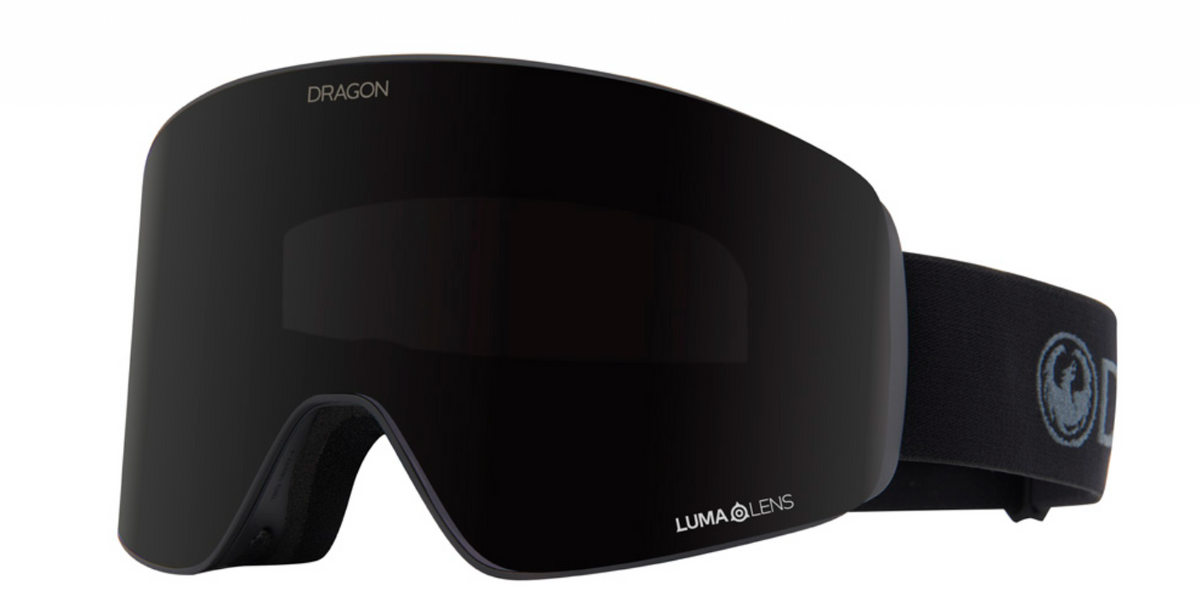 DRAGON Slain Mag Cylindrical Blackout Lumalens Midnight + Lumalens Violet Lens