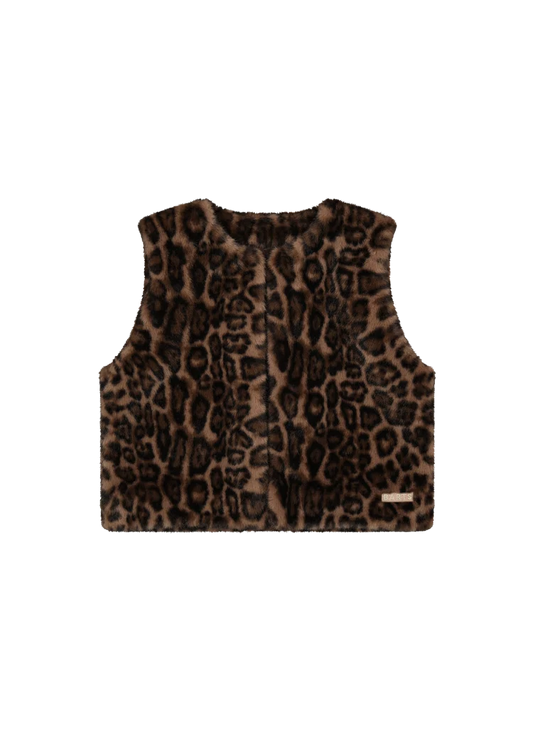 BARTS Annaliese Gilet - Print Brown