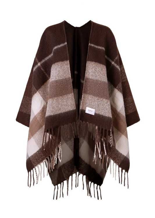 BARTS Loche Poncho - Dark Brown