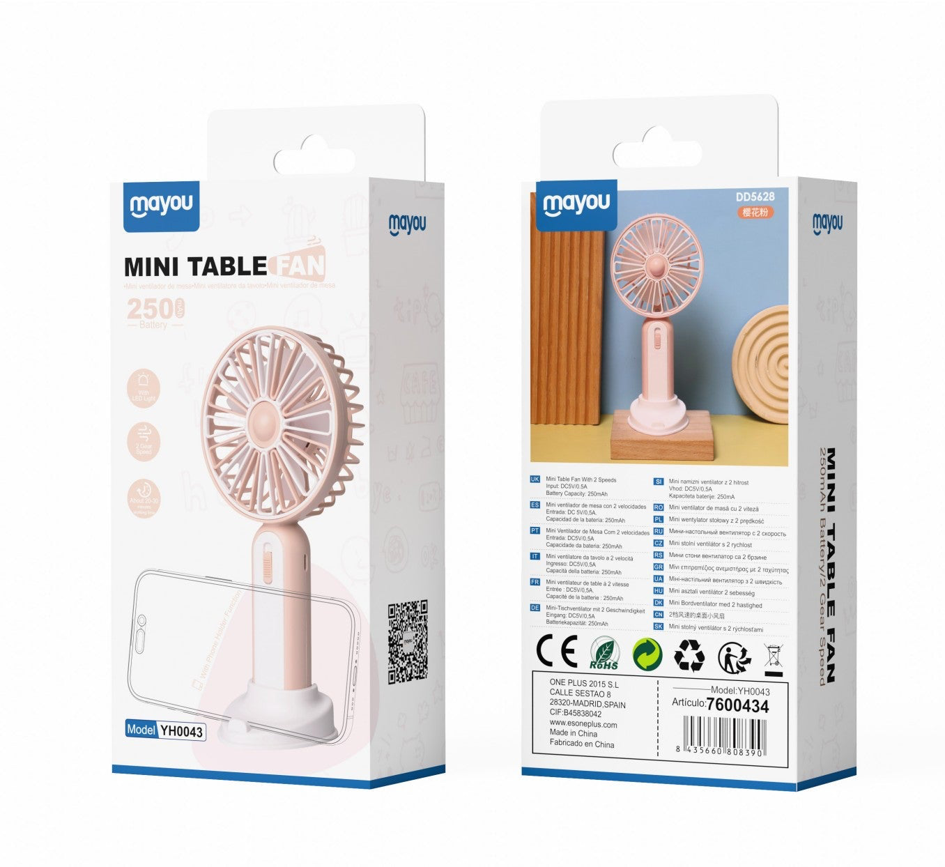 Mini Ventilador Portátil YH0043