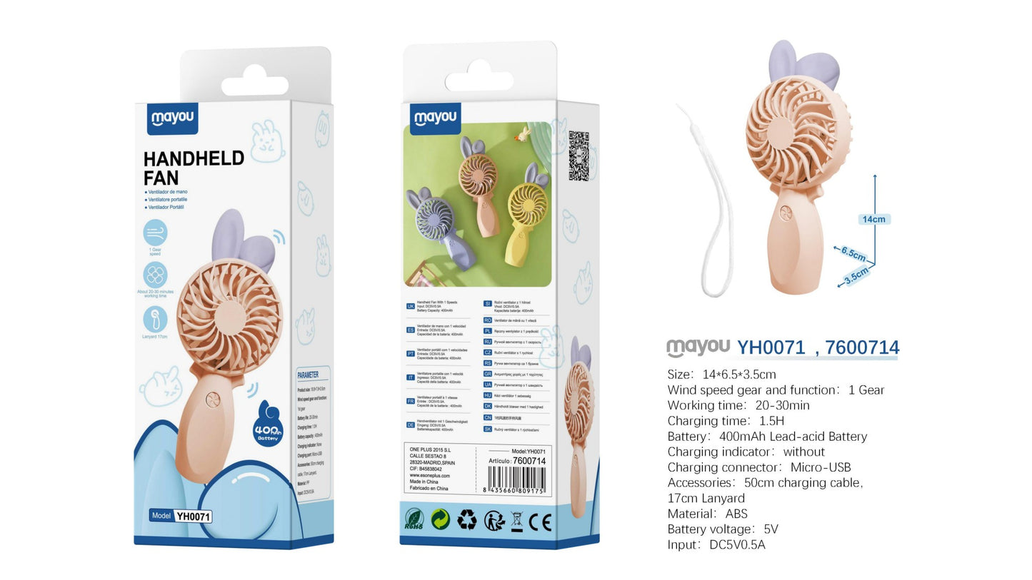 Mini Ventilador de Mano YH0071