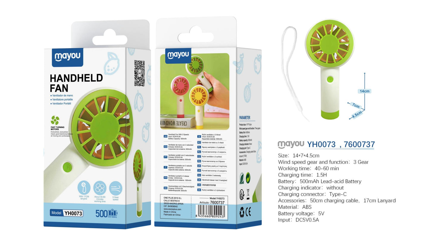 Mini Ventilador de Mano YH0073