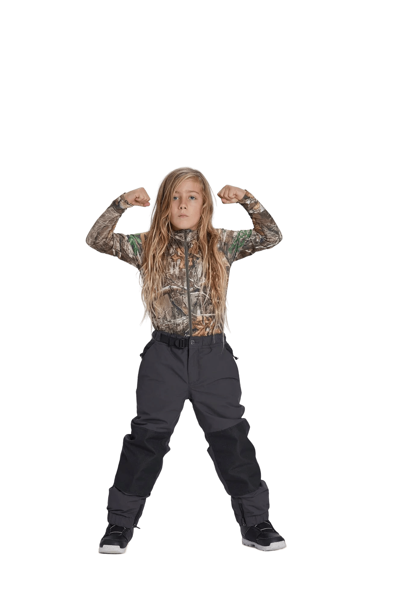 AIRBLASTER Youth Boss Pant Teal Lines Snow Boutique