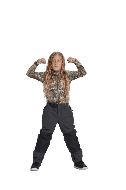 AIRBLASTER Youth Boss Pant Teal Lines Snow Boutique