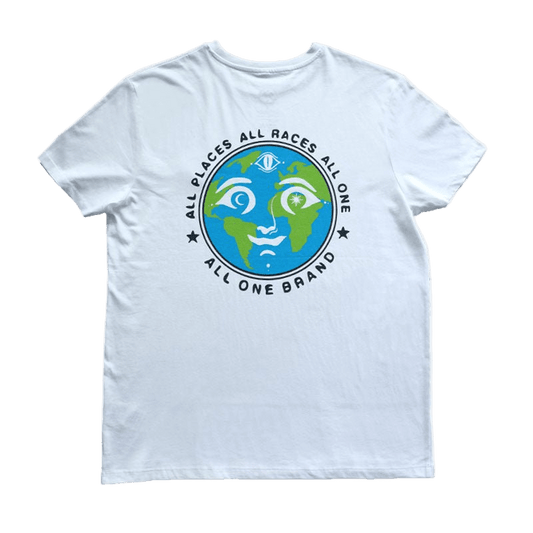 ALL ONE BRAND All Races T-Shirt White - Lines Snow Boutique