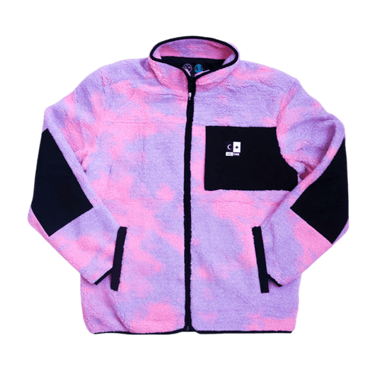 ALL ONE BRAND Jacket Polar Fleece Camo Berry Lines Snow Boutique