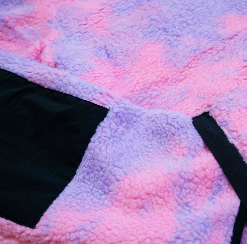 ALL ONE BRAND Jacket Polar Fleece Camo Berry Lines Snow Boutique