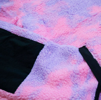 ALL ONE BRAND Jacket Polar Fleece Camo Berry Lines Snow Boutique