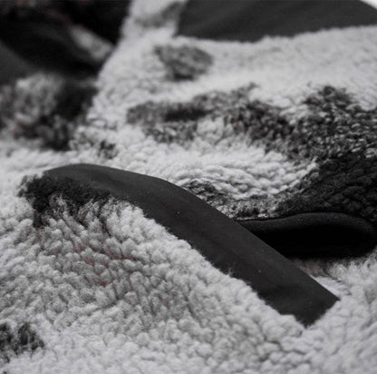 ALL ONE BRAND Jacket Polar Fleece Camo Black - Lines Snow Boutique