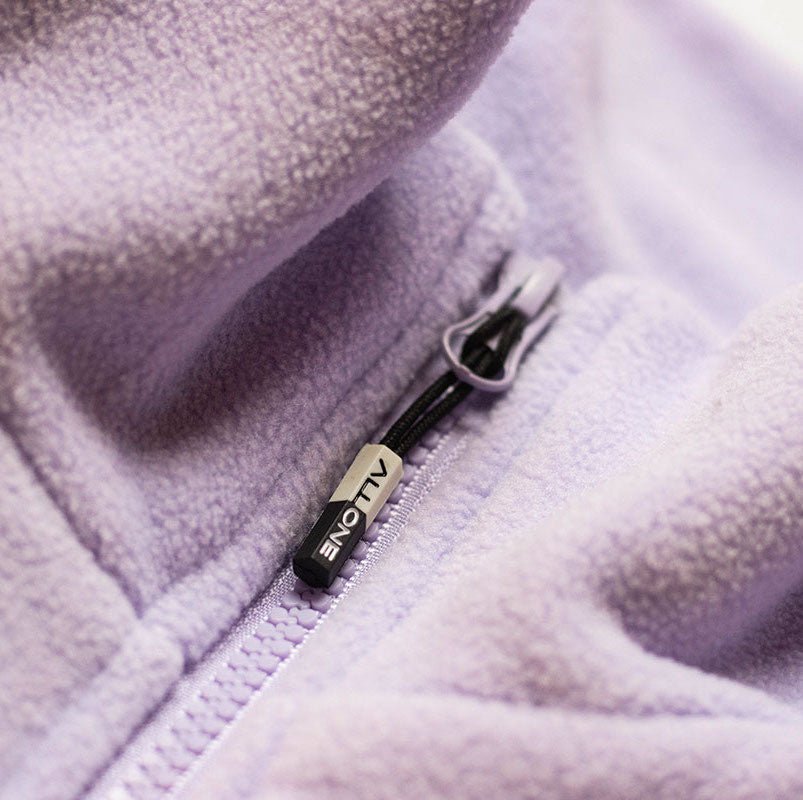 All One Brand Moonphases Half Zip Fleece Purple Lines Snow Boutique