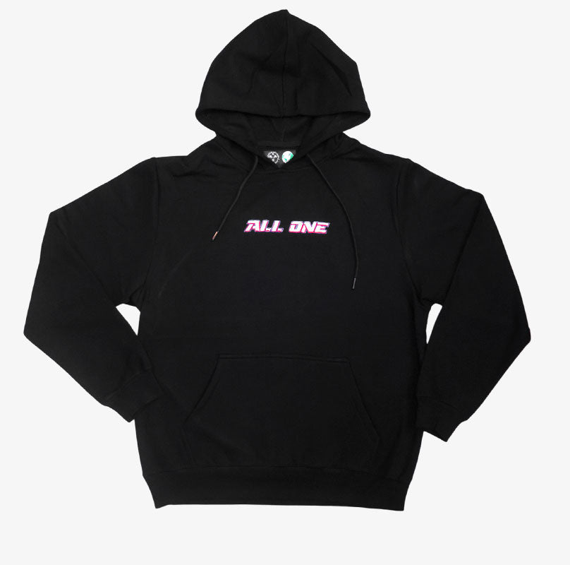 ALL ONE BRAND Race Hoodie Black Lines Snow Boutique