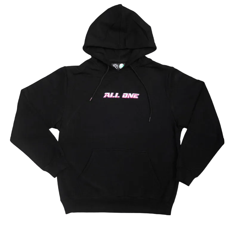 ALL ONE BRAND Race Hoodie Black Lines Snow Boutique