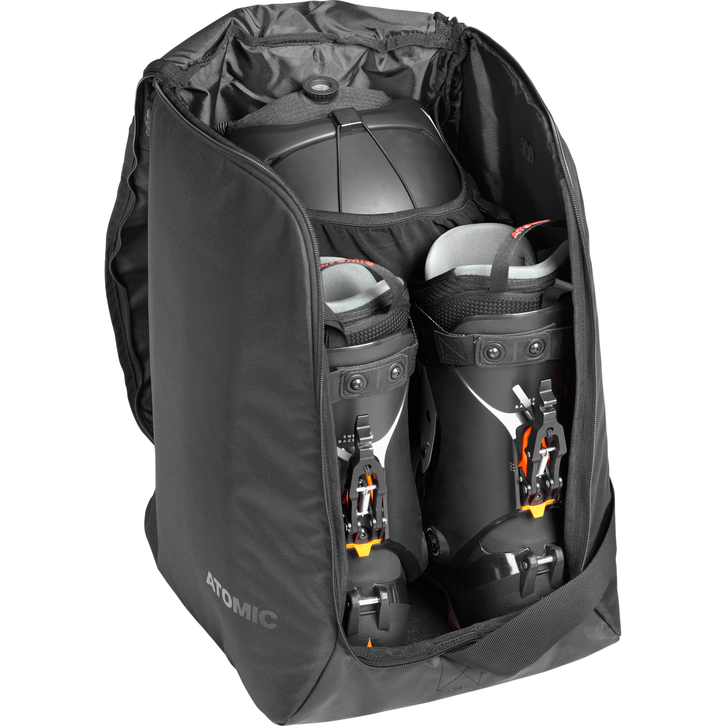 ATOMIC Boot & Helmet Bag Black Lines Snow Boutique