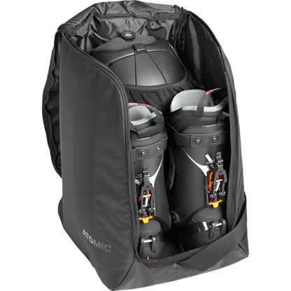 ATOMIC Boot & Helmet Bag Black Lines Snow Boutique