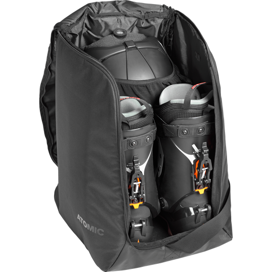 ATOMIC Boot & Helmet Bag Black Lines Snow Boutique