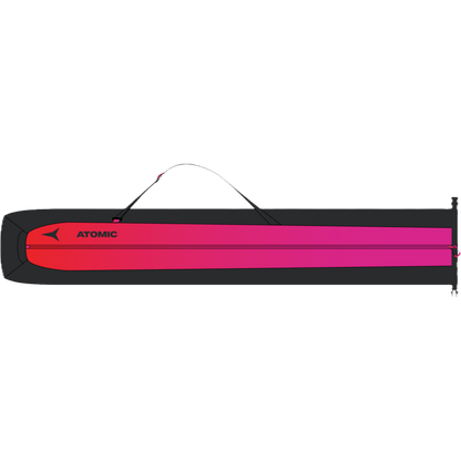 ATOMIC Double Ski Bag Red Tension/Black Lines Snow Boutique