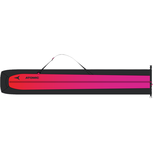 ATOMIC Double Ski Bag Red Tension/Black Lines Snow Boutique