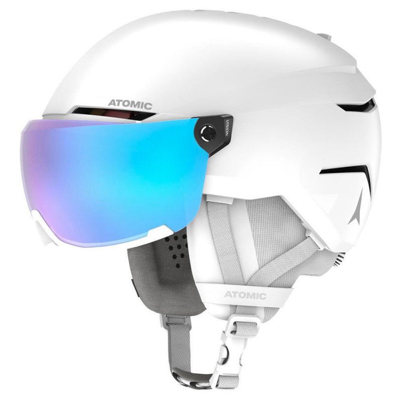 ATOMIC Savor Visor Stereo White Heather Lines Snow Boutique