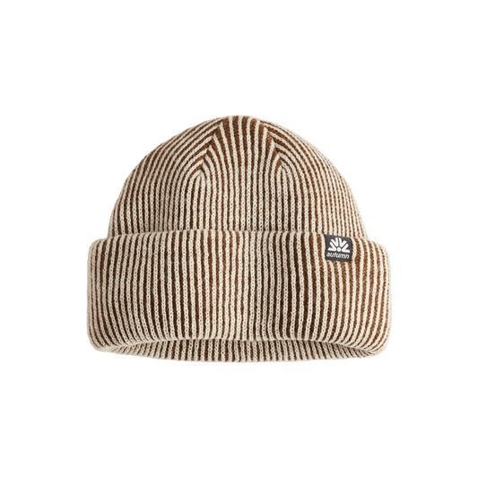 AUTUMN Beanie Cord Double Roll Brown - Lines Snow Boutique