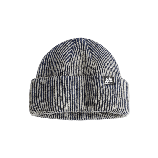 AUTUMN Beanie Cord Double Roll Navy - Lines Snow Boutique