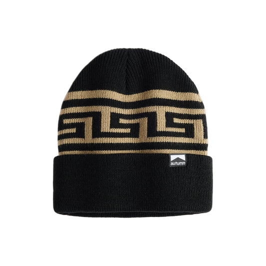 AUTUMN Beanie Nami Black Lines Snow Boutique