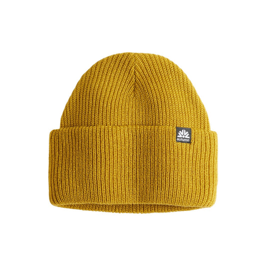 AUTUMN Beanie Simple Olive Ochre - Lines Snow Boutique