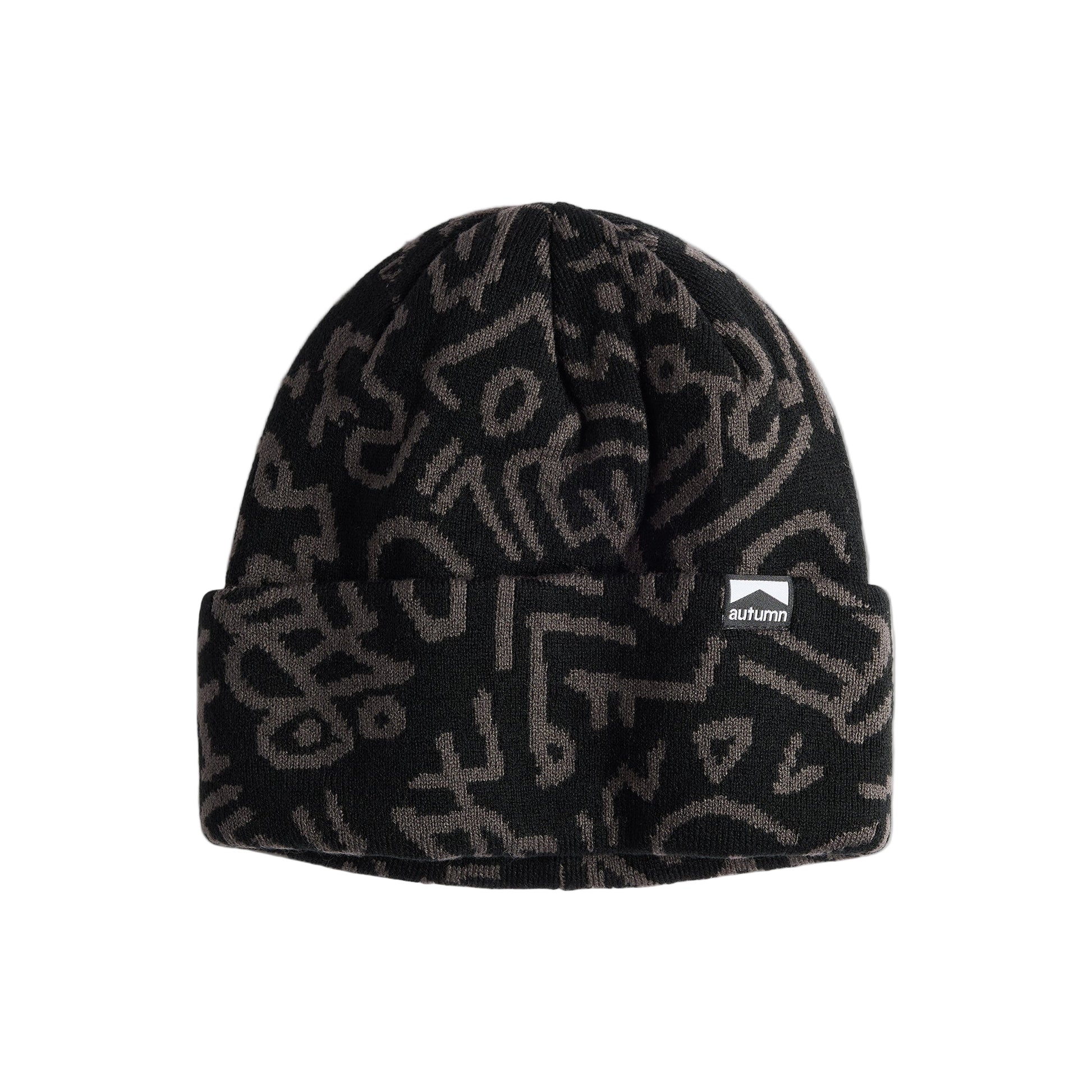 AUTUMN Beanie Soul Camo Black Lines Snow Boutique