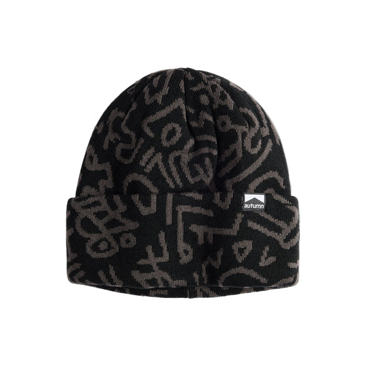 AUTUMN Beanie Soul Camo Black Lines Snow Boutique