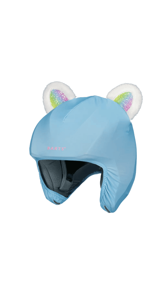 BARTS Helmet Cover Ears Light Blue Lines Snow Boutique