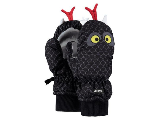 BARTS Nylon Mitt 3D Black Manoplas - Lines Snow Boutique