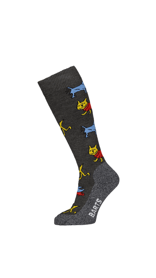 BARTS Skisock Doggie Duck Kids Dark Heather Lines Snow Boutique