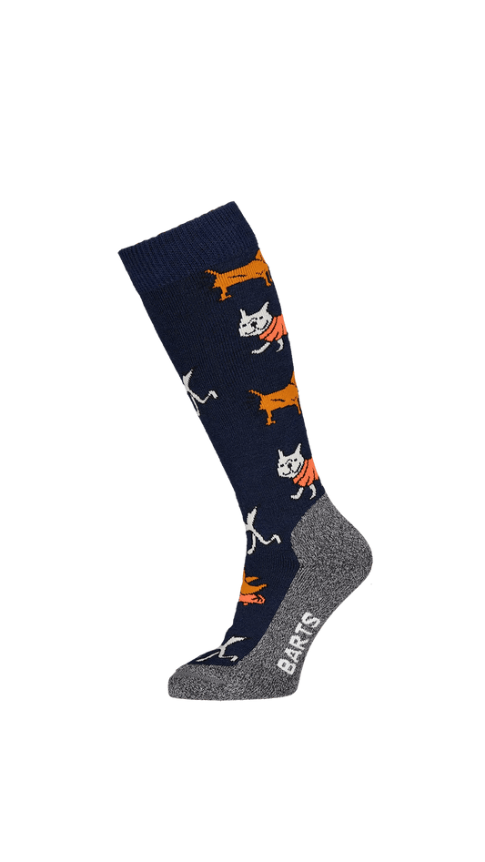 BARTS Skisock Doggie Duck Kids Navy Lines Snow Boutique
