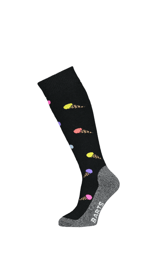 BARTS Skisock Ice Cream Black - Lines Snow Boutique