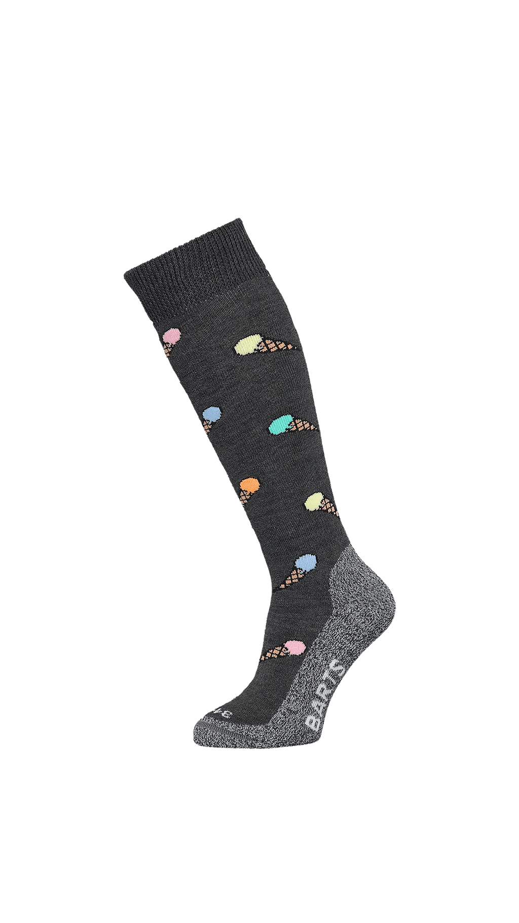 BARTS Skisock Ice Cream Kids Charcoal Lines Snow Boutique