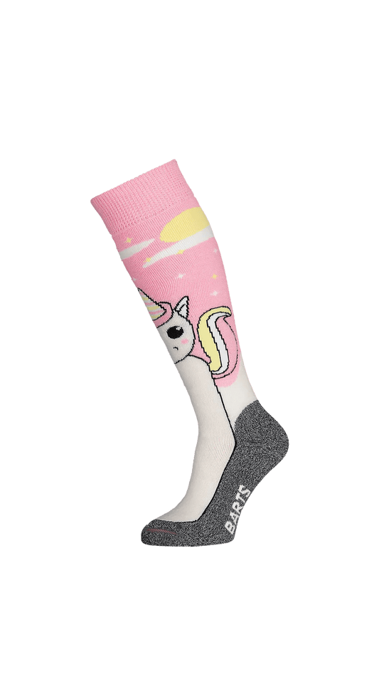 BARTS Skisock Unicorn Kids Rosa Lines Snow Boutique