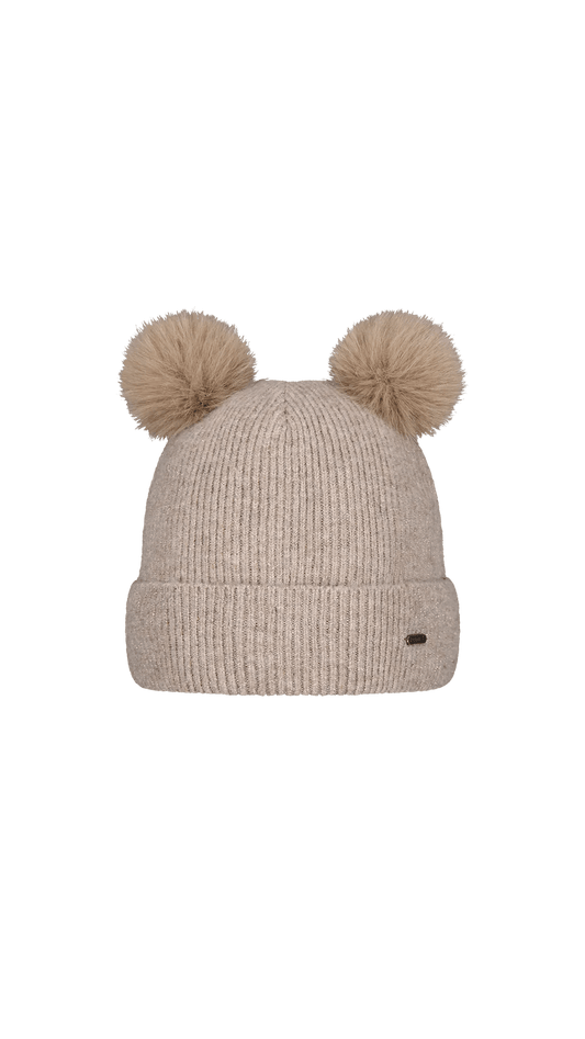 BARTS Ursama Beanie Light Brown Lines Snow Boutique