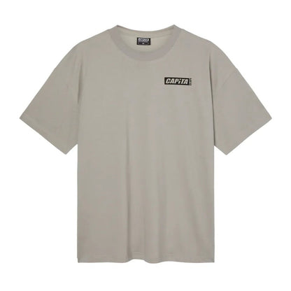CAPITA Skull Tee Light Gray Lines Snow Boutique