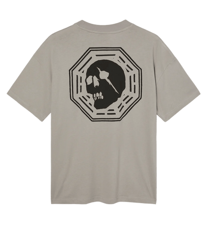 CAPITA Skull Tee Light Gray Lines Snow Boutique