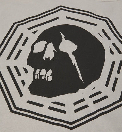 CAPITA Skull Tee Light Gray Lines Snow Boutique