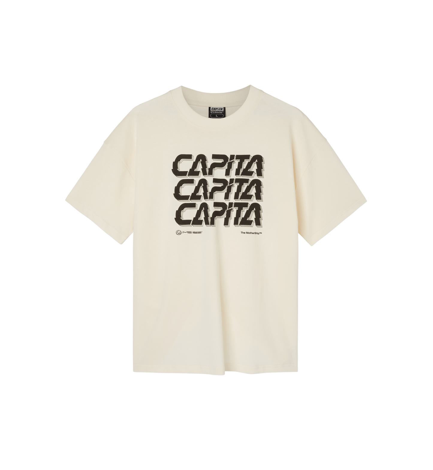 CAPITA Stack Tee Off white Lines Snow Boutique