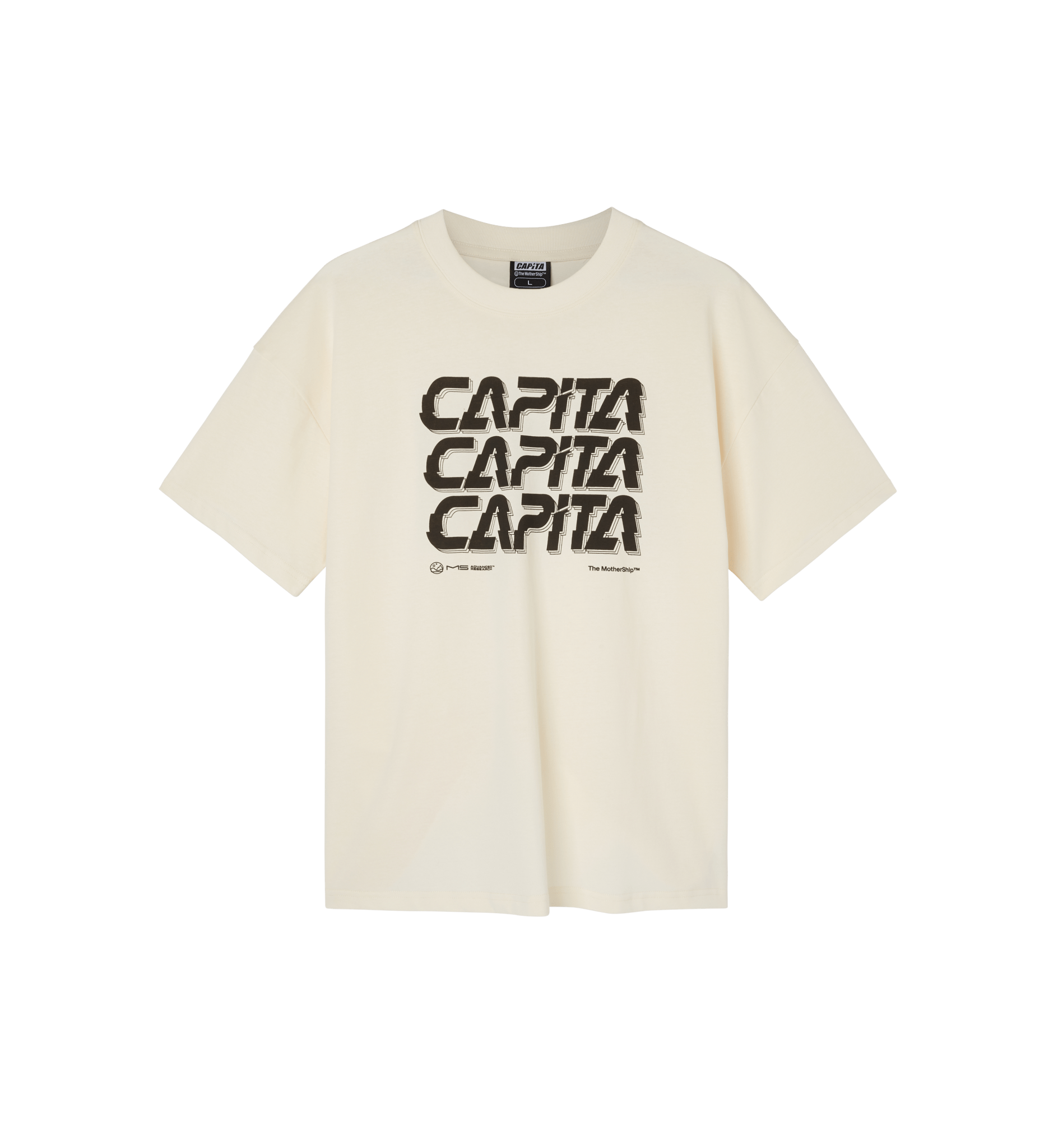 CAPITA Stack Tee Off white Lines Snow Boutique