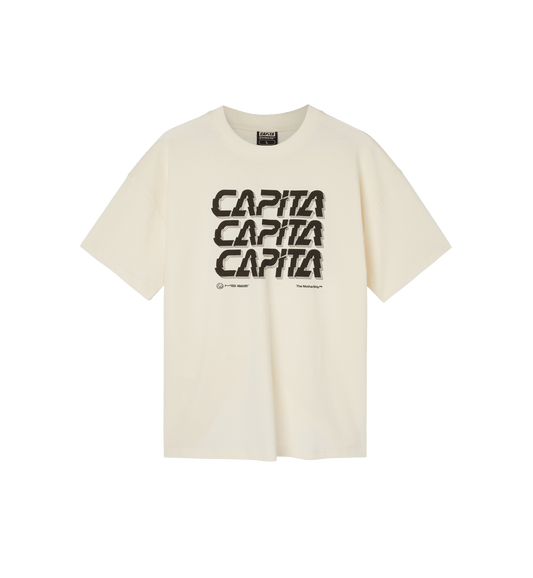 CAPITA Stack Tee Off white Lines Snow Boutique
