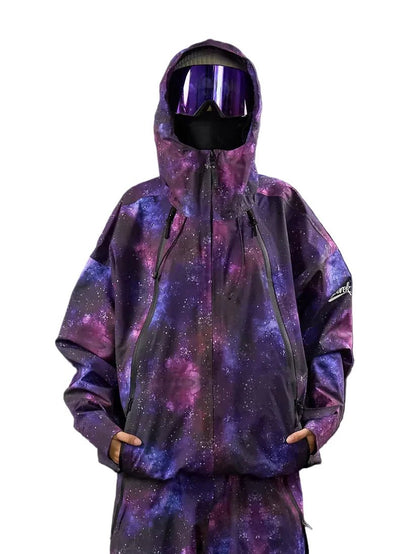 DOOREK 3L Baggy Ski Jacket Galaxy - Lines Snow Boutique