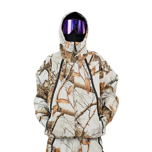 DOOREK 3L Baggy Ski Jacket Off - White - Lines Snow Boutique