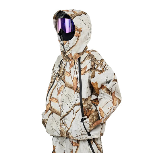 DOOREK 3L Baggy Ski Jacket Off - White - Lines Snow Boutique