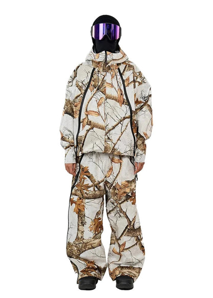 DOOREK 3L Baggy Ski Pant Off - White - Lines Snow Boutique