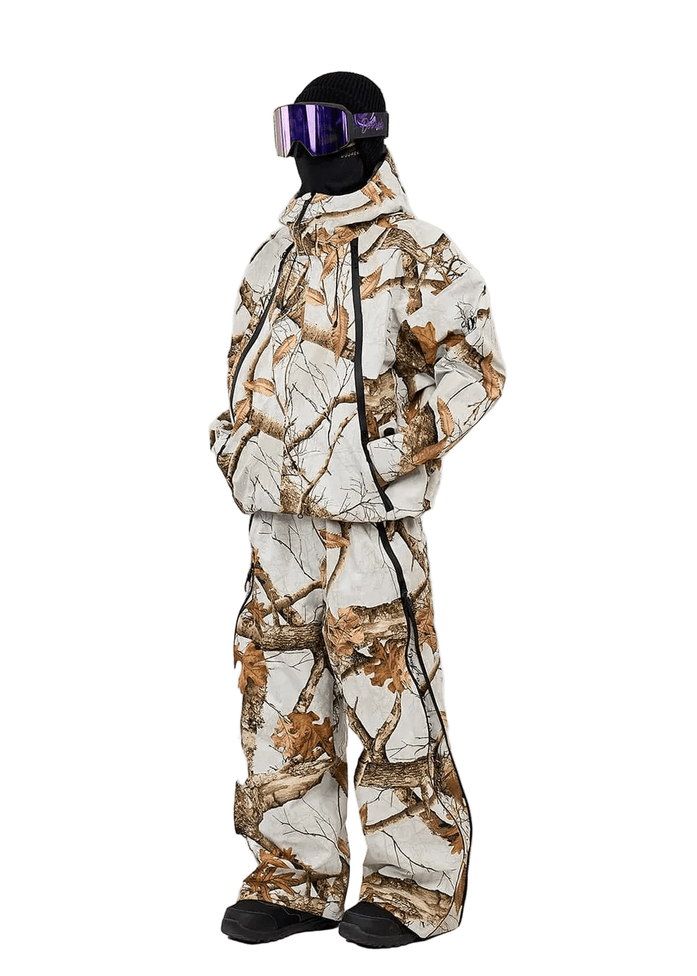 DOOREK 3L Baggy Ski Pant Off - White - Lines Snow Boutique