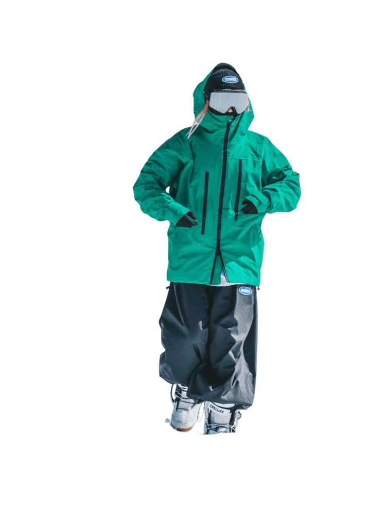 DOOREK 3L Jacket Green Lines Snow Boutique